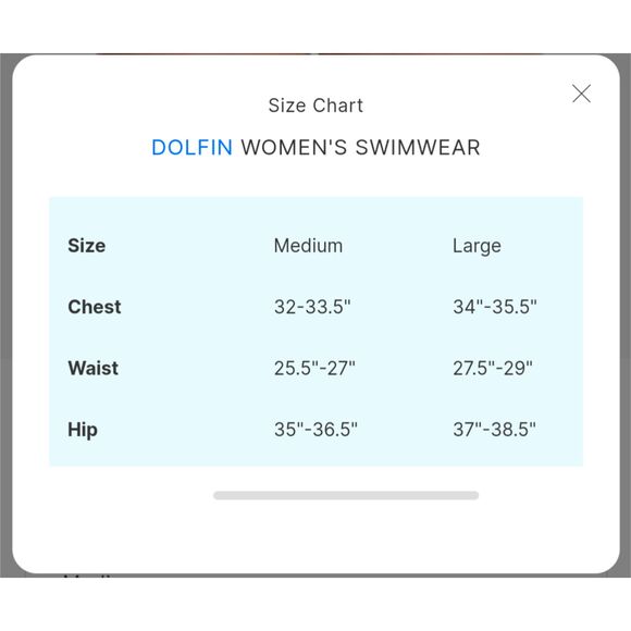 Dolfin Lifeguard Bikini Swimsuit Top Women's Medium Navy Blue *NEW w/ Tags* - Picture 11 of 11